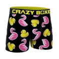 thumbnail image 3 of Crazy Boxer Rubber Ducky and Flamigos Men's Boxer Briefs-XXLarge (44-46), 3 of 4