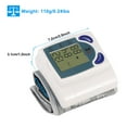 thumbnail image 6 of Digital Wrist Blood Pressure Monitor (Measures Pulse, Diastolic and Systolic, Best Reading, High Normal and Low), 6 of 9