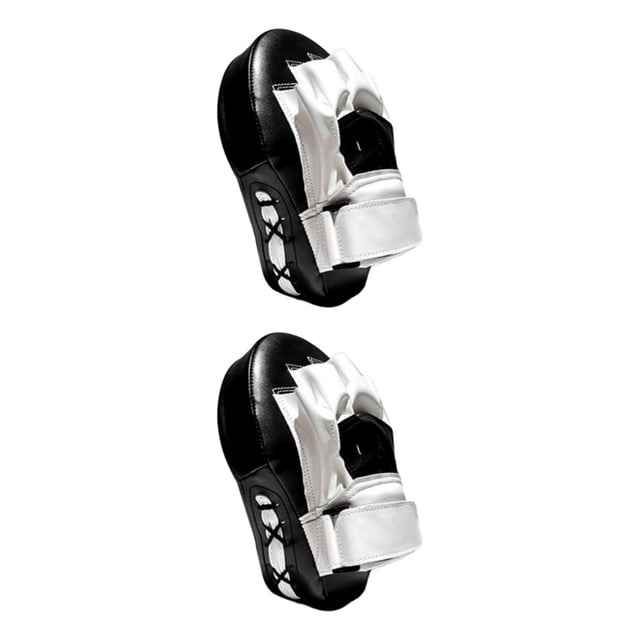 Naiovety Boxing Strike Curved Thai Pad MMA Focus Mitts Muay Thai Pads Negro Blanco Type1 NO1