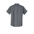 thumbnail image 6 of Port Authority Short Sleeve SuperPro Oxford Shirt-4XL (Black), 6 of 6