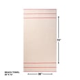 thumbnail image 2 of Mainstays Patriotic Cotton Blend Cabana Beach Towel, 36 x 72 in, Beige, 2 of 7