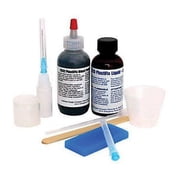 Polyvance 2503 PlastiFix Rigid Plastic Repair Kit, Black, 8 Piece Set