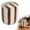 Brown, variant on 400ML Handmade Large Coffee Mug Unique Hand-Painted Ceramic Travel Mug High Temperature Resistant Microwave and Dishwasher Safe Ideal Gift for Valentines Day Ceramic Mug (Green striped cup)