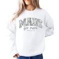 thumbnail image 4 of Camo Made for More Sweatshirt for Women Christian Inspirational Faith Pullover Gift White Sweatshirt Adult Medium, 4 of 7