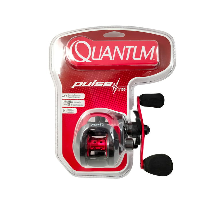 Quantum Pulse Baitcast Fishing Reel, Right-Hand Size 100