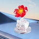 thumbnail image 2 of Estatua decorativa de flores, arte moderno, figura transparente para mesa. rojo, 2 of 9