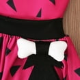 thumbnail image 4 of Odeerbi Infant Girls Halloween Dress Irregular Tulle One Shoulder Dress with Hairband, 4 of 6