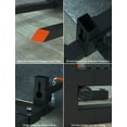 thumbnail image 6 of Kojooin 60" Clamp on Pallet Forks, 4000LBS Heavy Duty Quick Attach Bucket Fork with Adjustable Stabilizer Bar for Tractor Loader Skid Steer,Black, 6 of 7