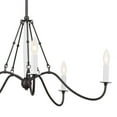 thumbnail image 6 of 5 Light Medium Chandelier In Homestead Style-16.5 Inches Tall And 31.25 Inches Wide-Anvil Iron Finish    -Traditional Installation Kichler Lighting, 6 of 11