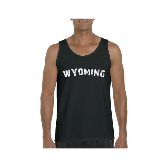 MmF - Men's Tank Top for Men, up to Men Size 3XL - Wyoming