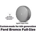 thumbnail image 4 of NEW Bronco Parchment - 35-inch with Camera - US Made SpareCover® Brand - Made for the 6th Generation Ford Bronco, 4 of 4