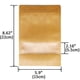 thumbnail image 4 of 100pcs 10x15cm Self-sealing Kraft Paper Bag With Window Resealable Kraft Stand Up Pouches Kraft Zip Lock Food Storage, 4 of 5