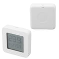 thumbnail image 1 of Smart Thermohygrometer, Thermoplastic Plastics Smart Temperature Humidity Monitor Advanced Temperature Humidity Sensor  for Office, 1 of 7
