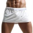 thumbnail image 5 of Mens Soft Wearable Bath Towel Short Pants Adjustable Towel Pool Beach Spa Bathing Shower Cover up Wrap Around Towels, 5 of 5