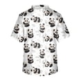 thumbnail image 3 of Men's Short Sleeve V-Neck Print Chest Pocket TopXL, 3 of 3