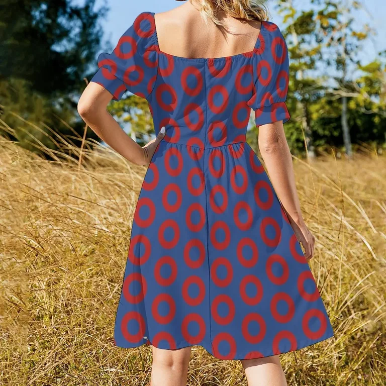 open lace back dress Donut Sprinkle Jumper Dress main image 0