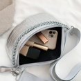 thumbnail image 2 of Alligator Pattern Chest Bag Casual Thick Chain Lady Waist Bag for Work (Green), 2 of 10