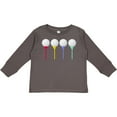 thumbnail image 3 of Inktastic Rainbow Golf Tees Boys or Girls Long Sleeve Toddler T-Shirt, 3 of 5