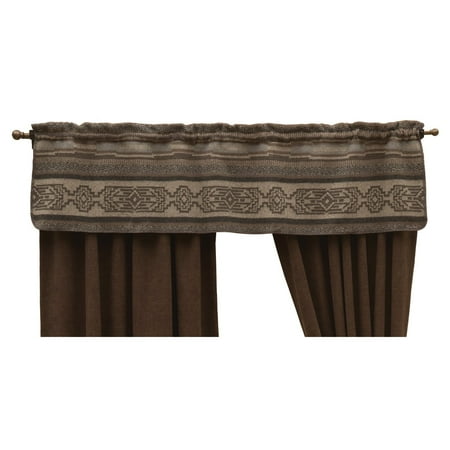 - Wooded River Lodge Lux Rod Pocket Valance