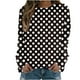 thumbnail image 2 of Ichuanyi liquidación moda para mujeres manga larga de manga redonda redonda de cuello impreso tops blusa ICHUANYI WER202308211837, 2 of 4