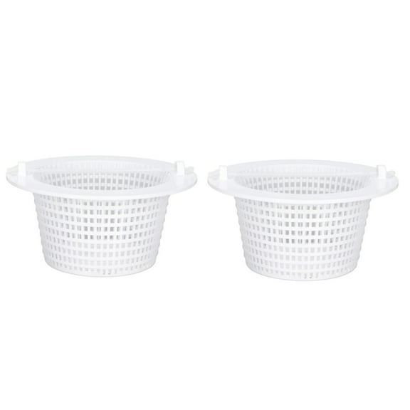 Furvclv 2 Pcs Skimmer Baskets, Above Ground Swimming Pool Filter Basket, Swimming Pool Replacement Parts Compatible For Hayward SP1091WM