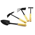 thumbnail image 2 of Mistaha Mini Gardening Tools Set with Shovel, Rake, and Hoe - Kids Garden Wooden Handle Tool Kit for Planting and Transplanting, 2 of 6