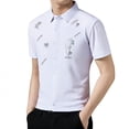 thumbnail image 1 of MDUKONU Men's Clothing Classic Fit Soft Work Wear White XXXXL, 1 of 6