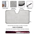 thumbnail image 2 of BLEACH Parasol para Parabrisas Delantero Protector Plegable, Visera Solar para Auto Bloquea Rayos UV Mantiene tu Vehículo Fresco 130cm*70cm, 2 of 6