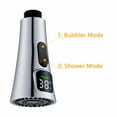 thumbnail image 3 of Kitchen Faucet Nozzle Pull Out Sink Water Tap Nozzle 2 Modes Universal LED Digital Display Faucet, 3 of 6