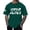 Dark Green, variant on Christian T Shirts for Men 2026 Summer Casual Short Sleeve Crewneck Jesus The Way The Truth The Life Graphic Tees