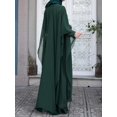 thumbnail image 4 of ZANZEA Womens Dresses Vintage Muslim O-Neck Two-Piece Holiday Party Long Dress, 4 of 4