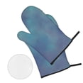 thumbnail image 3 of YFYANG Oven Mitts and Pot Holders Sets 4 Pieces, Non-Slip Heat Resistant Blue Sky Art Kitchen Glove Pot Mat for Cooking and Baking, 3 of 8
