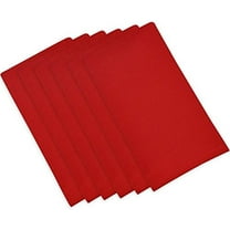 100% Cotton Dinner Napkins Red Cloth Napkin - 6 Pack (18 inches x 18 inches) Soft and Comfortable - Durable Hotel Quality - Ideal for Events and Regular Home Use