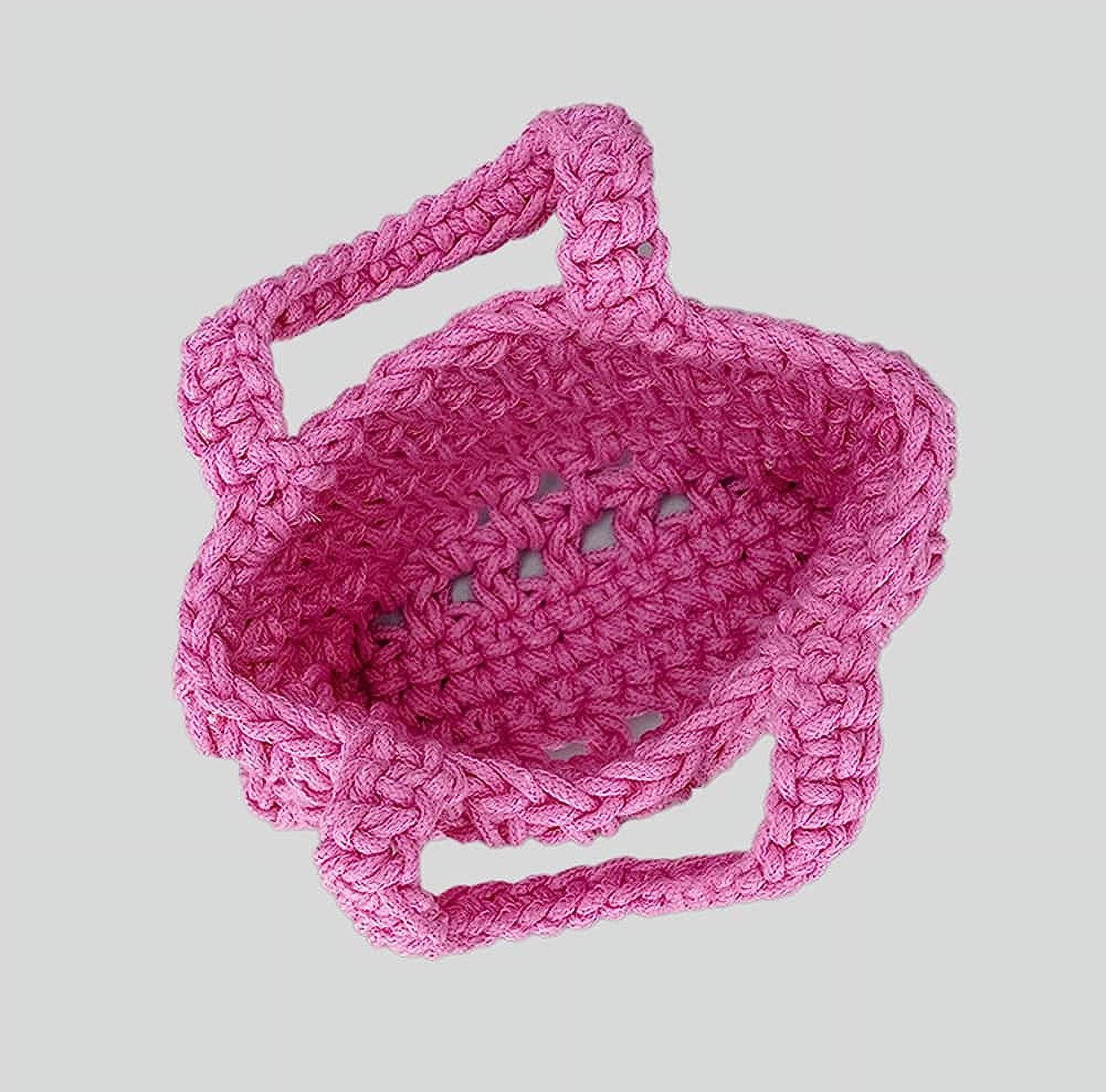 Kukuzhu Crochet Knit Purse for Women Mesh Cotton Rope Tote Bag Summer Handwoven Handbag Beach Vacation Hobo Bag for Women