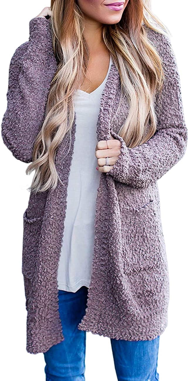 Women's Long Sleeve Soft Chunky Knit 