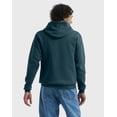 thumbnail image 3 of Men's Hanes® EcoSmart Fleece Pullover Hoodie Color: Metallic Teal Size: XL, 3 of 6