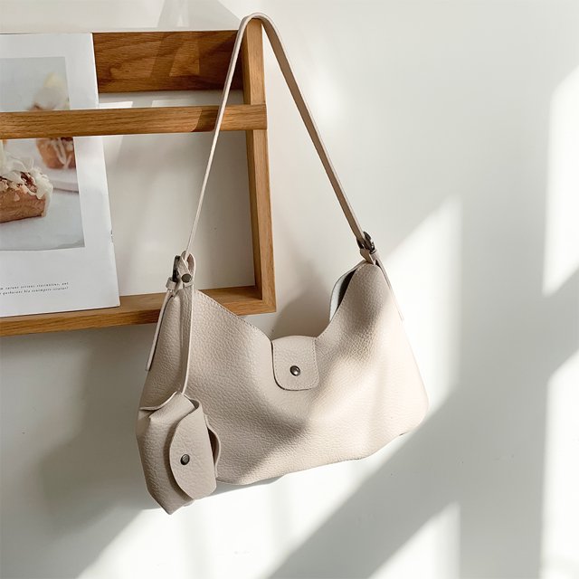 Conjunto de Bolso de 3 uds, Bolso informal con correa ajustable, Bolso bandolera sólido, Bolso de viaje para mujer