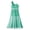 Mint Green, variant on MSemis Kids Girls One Shoulder Flowers Pageant Romper Dress