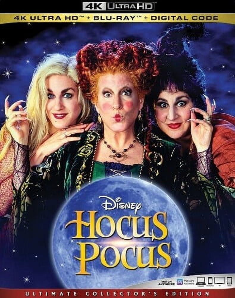 Hocus Pocus (4K Ultra HD + Blu-ray + Digital Code) - Walmart.com