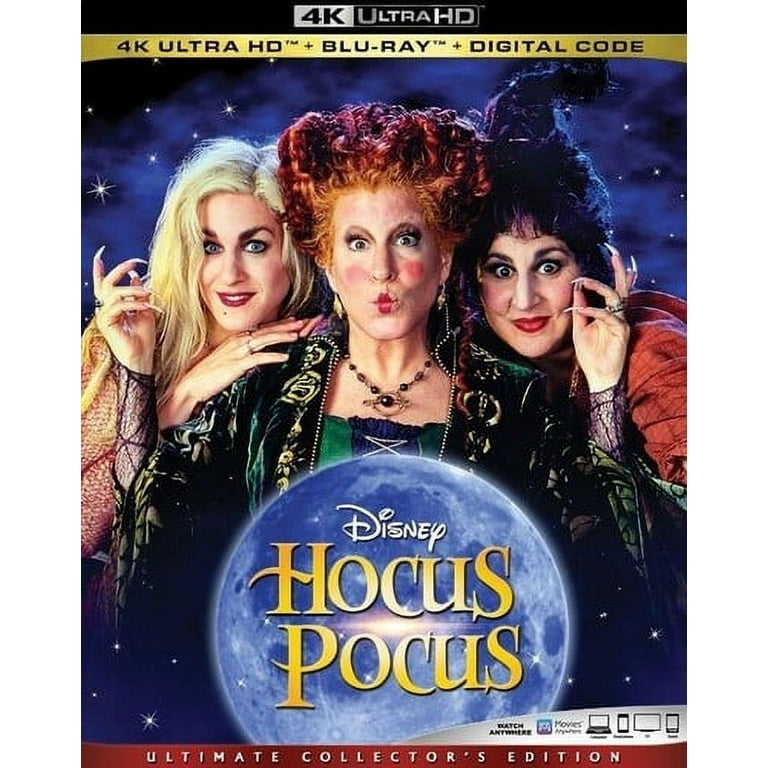 Hocus Pocus (4K Ultra HD + Blu-ray + Digital Code) - Walmart.com