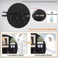 thumbnail image 5 of Portallaves de Pared, con y Estante, de Madera, Color Negro, 5 of 5