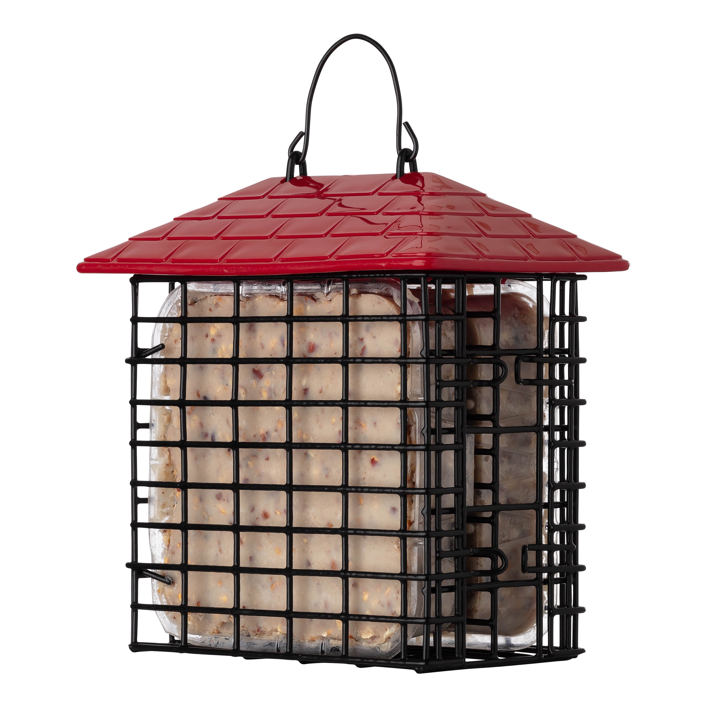 More Birds Double Suet Feeder with Weather Guard, Wild Bird, Assorted Colors
