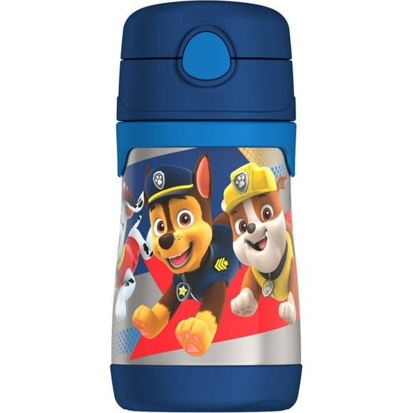 Thermos Kids Vacuum Insulated 10 oz Straw Bottle, Paw Patrol