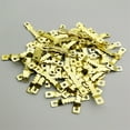 thumbnail image 1 of 100Pcs Sawtooth Picture Hangers Double Hole with Screws Frame Hanging Hardware Save Space, 1 of 6
