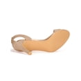 thumbnail image 5 of BLISSFUL STEP Women's Shoes Glitter Stiletto Heel Sandals Ankle Strap Open Toe Party Shoes Rose Gold 7.5, 5 of 8