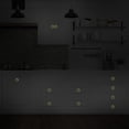 thumbnail image 7 of HemaKayy 4 Pack 1.37" Decorative Cabinet Knobs - Glow in the Dark - Durable ABS & Glass - Easy Installation - Versatile Usage - Enhance Home, Kitchen Decor - Bee Golden Embroidery, 7 of 7