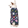 thumbnail image 1 of Fotbe Floral Rabbit Sudadera con Estampado para Perros Pequeños – Suéter con Capucha para Mascotas, Tela Suave de Forro Polar con Bolsillo-X-Large, 1 of 7