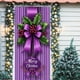 thumbnail image 5 of Christmas Door Cover Decorations with Santa Claus Pattern Holiday Party Decorative for Front Door Indoor Wall Fireplace Mantle Home Festive Xmas Decor, 5 of 6