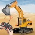 thumbnail image 5 of Godderr Toddler Toy Car Kids Remote Control Excavator Toys Rechargeable Engineering Sand Digger Construction Car Toys for Boys and Girls 3-9 Years Old, 5 of 6