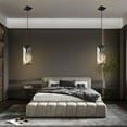thumbnail image 6 of LMQNINE Modern Black Pendant Lighting Mini Crystal Chandeliers with Adjustable High for Kitchen Island Dinning Room Bedroom (3 Pack), 6 of 8